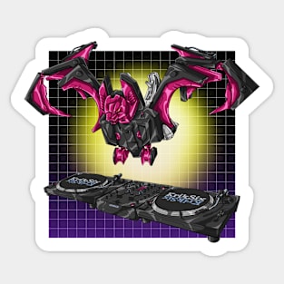 DJ Bat Bot Sticker